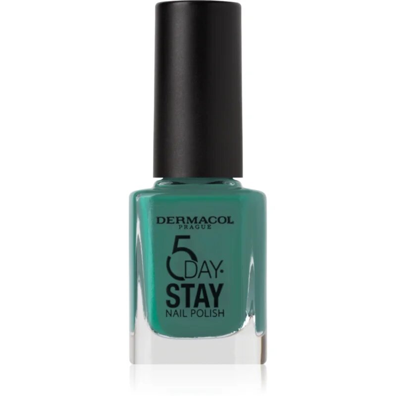 Dermacol 5 Day Stay dlouhotrvající lak na nehty odstín 66 Emerald 11 ml
