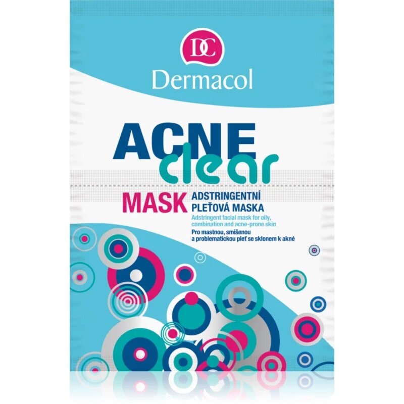 Dermacol Acne Clear pleťová maska pro problematickou pleť akné 2x8 g