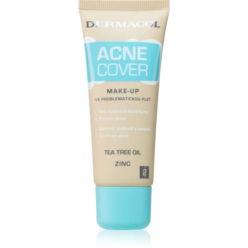 Dermacol Acne Cover zklidňující make-up s Tea Tree oil odstín No. 2 30 ml
