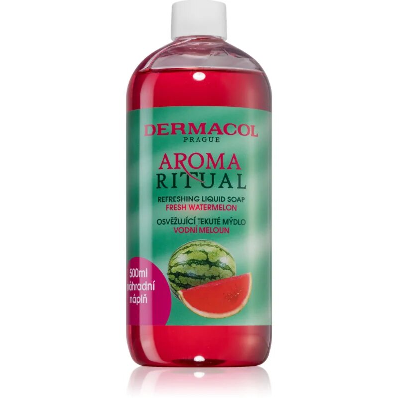 Dermacol Aroma Moment Fresh Watermelon tekuté mýdlo na ruce – náhradní náplň 500 ml