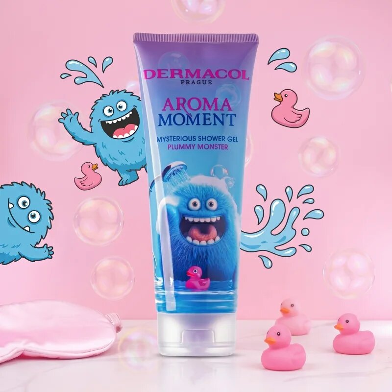 Dermacol Aroma Moment Plummy Monster pěna do koupele pro děti vůně Plum 500 ml