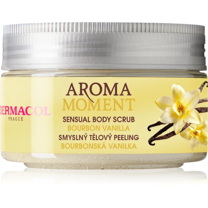 Dermacol Aroma Moment Vanilla Bourbon cukrový tělový peeling 200 g
