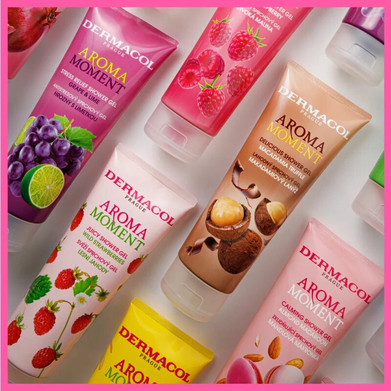 Dermacol Aroma Moment Wild Strawberries svěží sprchový gel 250 ml