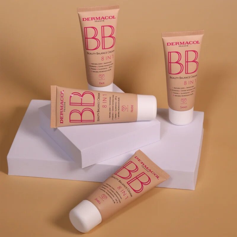 Dermacol Beauty Balance BB krém s hydratačním účinkem SPF 15 N.2 Nude 30 ml