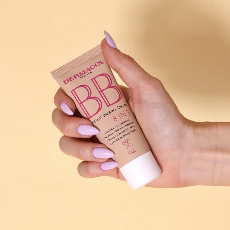 Dermacol Beauty Balance BB krém s hydratačním účinkem SPF 15 N.3 Shell 30 ml