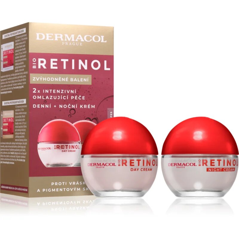 Dermacol Bio Retinol denní a noční krém DUO BALENÍ