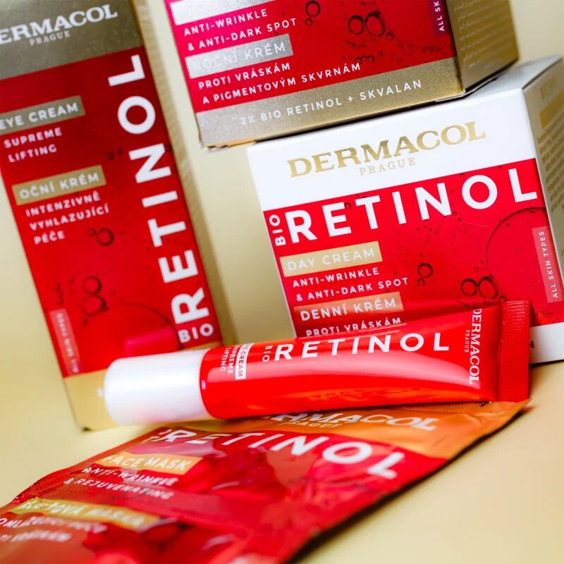 Dermacol Bio Retinol krémová maska proti vráskám 16 ml