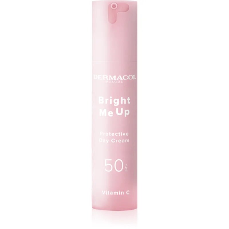 Dermacol Bright Me Up Protective Day Cream denní ochranný krém s vitaminem C SPF 50 50 ml