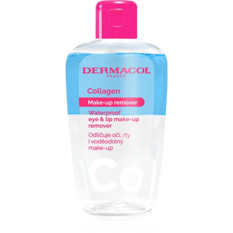 Dermacol Collagen dvoufázový odličovač voděodolného make-upu na oči a rty 150 ml