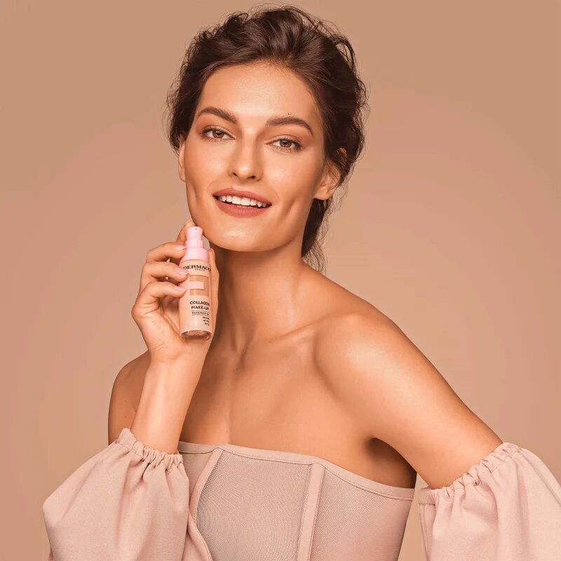Dermacol Collagen hydratační make-up s vyhlazujícím účinkem odstín 4.0 Tan 20 ml