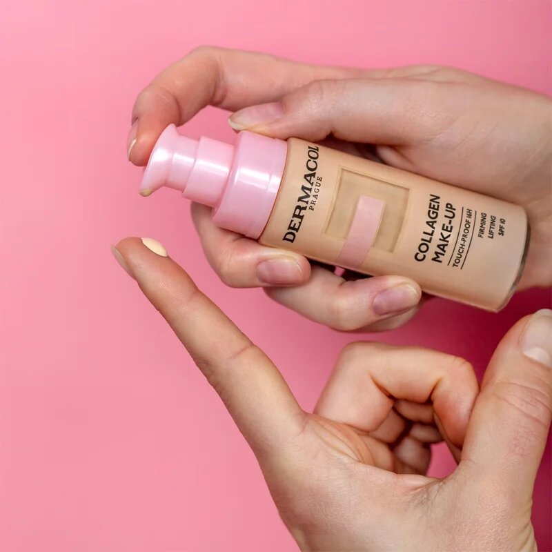 Dermacol Collagen hydratační make-up s vyhlazujícím účinkem odstín 4.0 Tan 20 ml