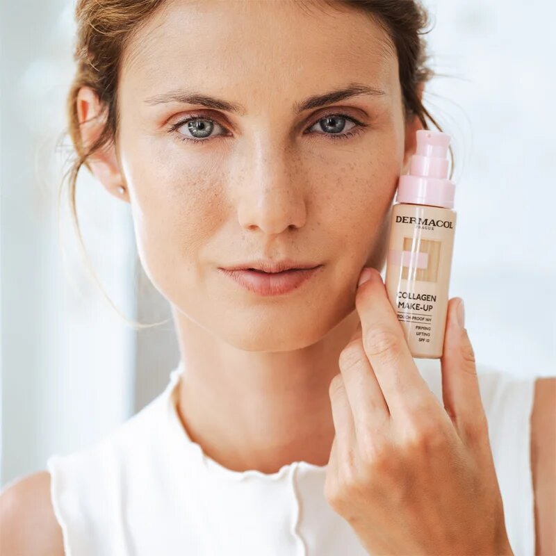 Dermacol Collagen hydratační make-up s vyhlazujícím účinkem odstín 4.0 Tan 20 ml