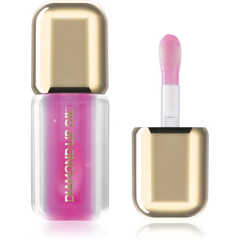 Dermacol Diamond Edition Lip Oil tónovací olej na rty se zvětšujícím efektem odstín 02 Hot Kiss 4 ml