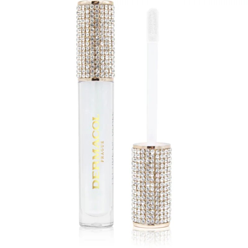 Dermacol Diamond Edition Peptide Lip Glaze pečující lesk na rty s peptidy odstín 01 Stardust 2.5 ml