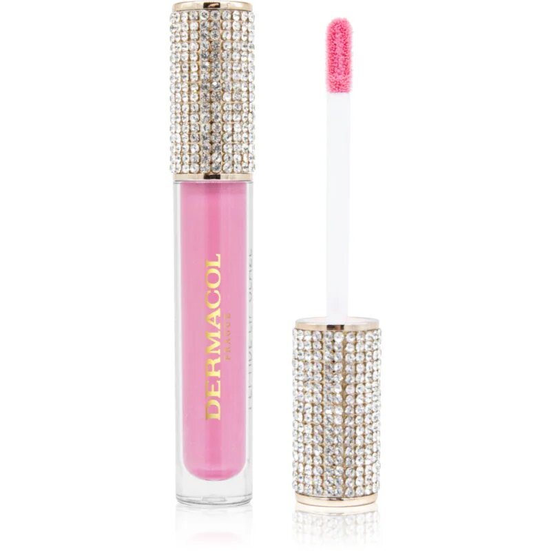 Dermacol Diamond Edition Peptide Lip Glaze pečující lesk na rty s peptidy odstín 02 Very Vera 2.5 ml