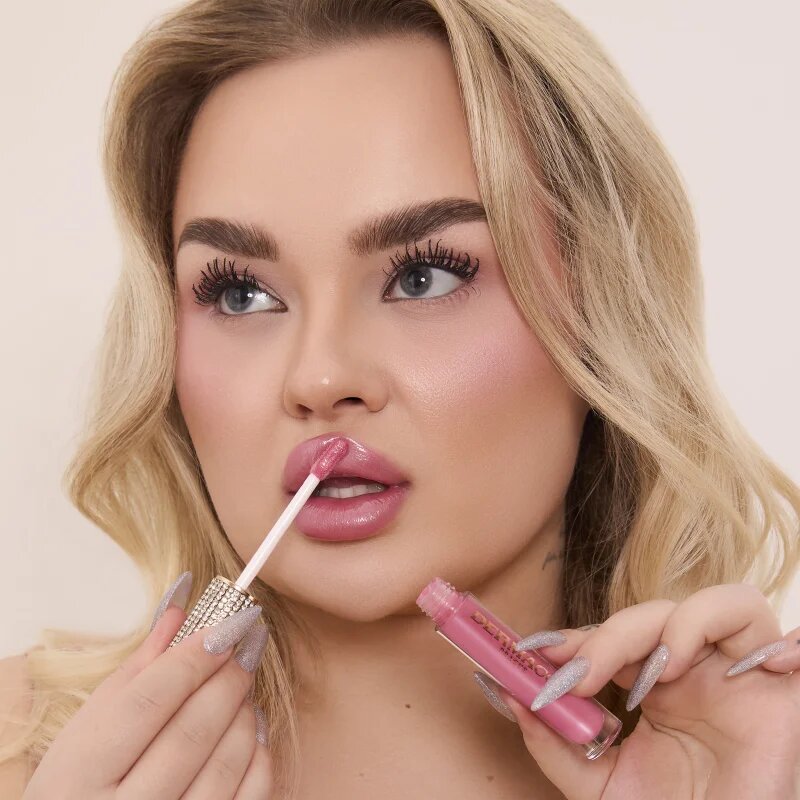 Dermacol Diamond Edition Peptide Lip Glaze pečující lesk na rty s peptidy odstín 04 Rose Amber 2.5 ml