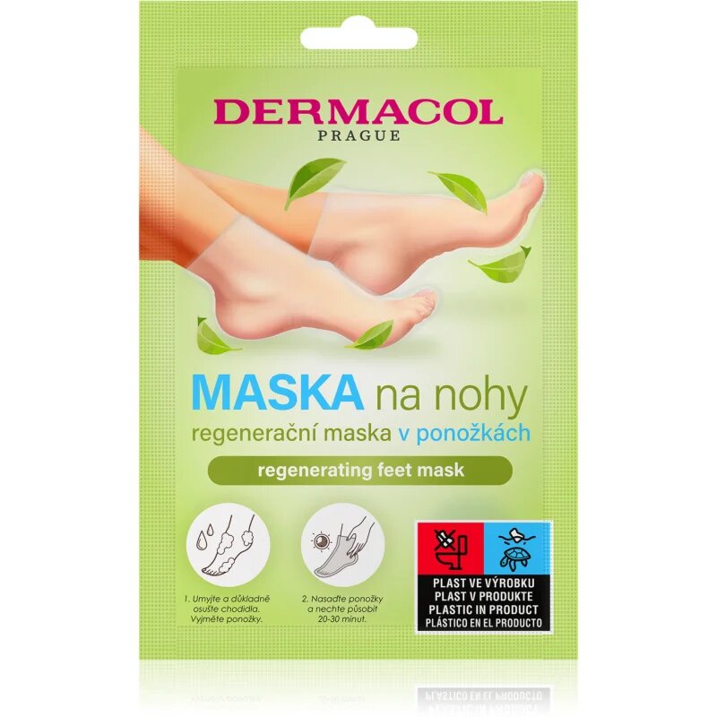 Dermacol Foot Mask hydratační ponožky s regeneračním účinkem 1 pár