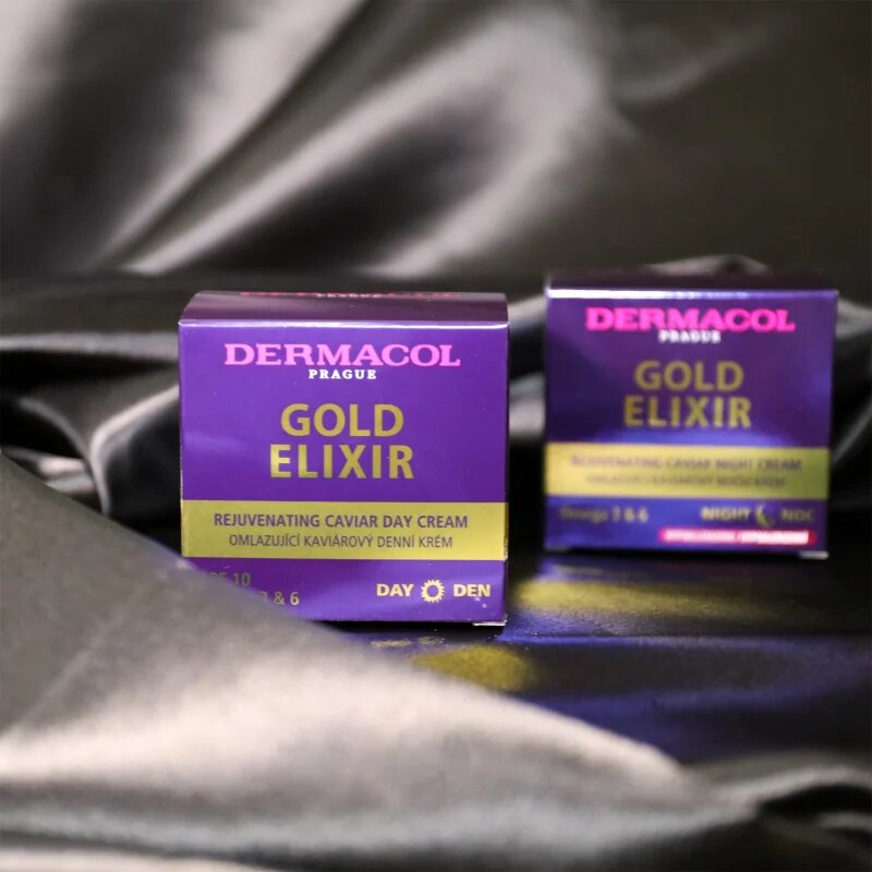 Dermacol Gold Elixir denní omlazující krém s kaviárem 50 ml