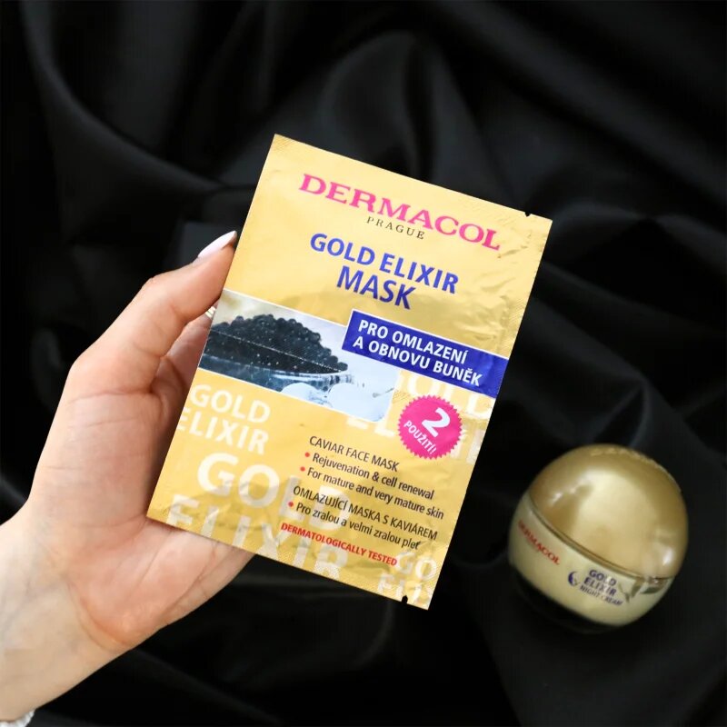 Dermacol Gold Elixir noční omlazující krém s kaviárem 50 ml