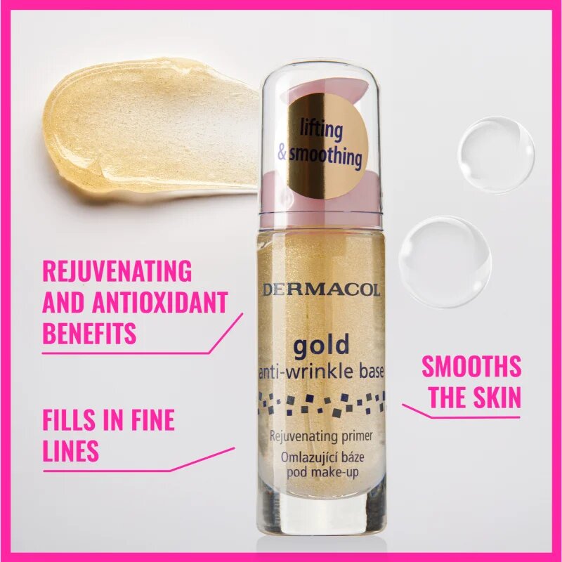 Dermacol Gold podkladová báze proti vráskám 20 ml