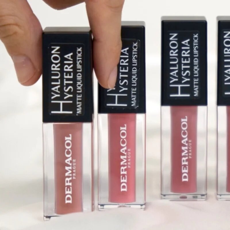 Dermacol Hyaluron Hysteria matná tekutá rtěnka odstín 01 4.5 ml