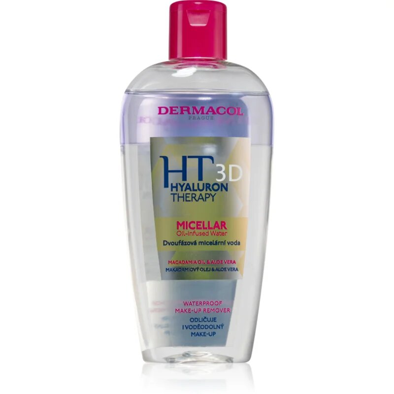 Dermacol Hyaluron Therapy 3D dvoufázová micelární voda s kyselinou hyaluronovou 200 ml