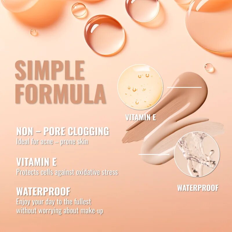 Dermacol Infinity vysoce krycí make-up SPF 15 odstín 2.5 Vanilla 20 g