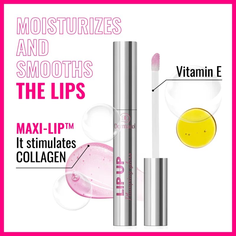 Dermacol Lip Up lesk na rty pro větší objem odstín 3 3 ml