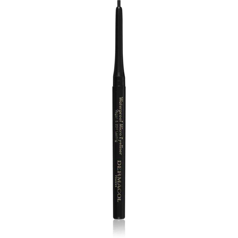 Dermacol Micro Eyeliner Waterproof voděodolná tužka na oči odstín 01 Black 1 g