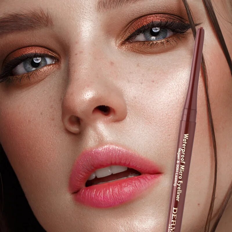 Dermacol Micro Eyeliner Waterproof voděodolná tužka na oči odstín 01 Black 1 g
