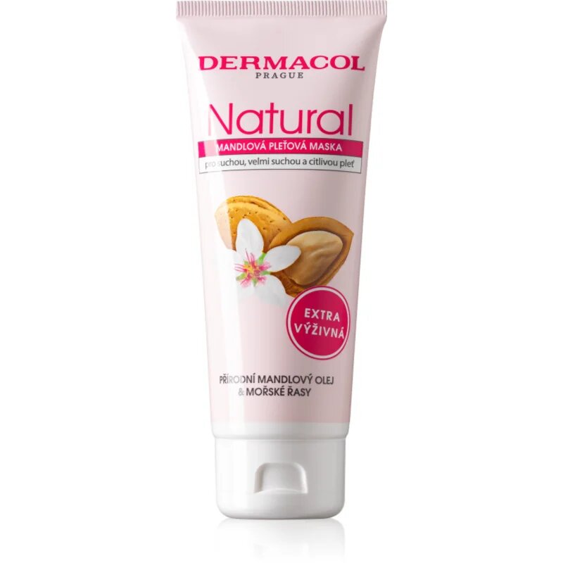 Dermacol Natural výživná krémová maska pro citlivou velmi suchou pleť 100 ml