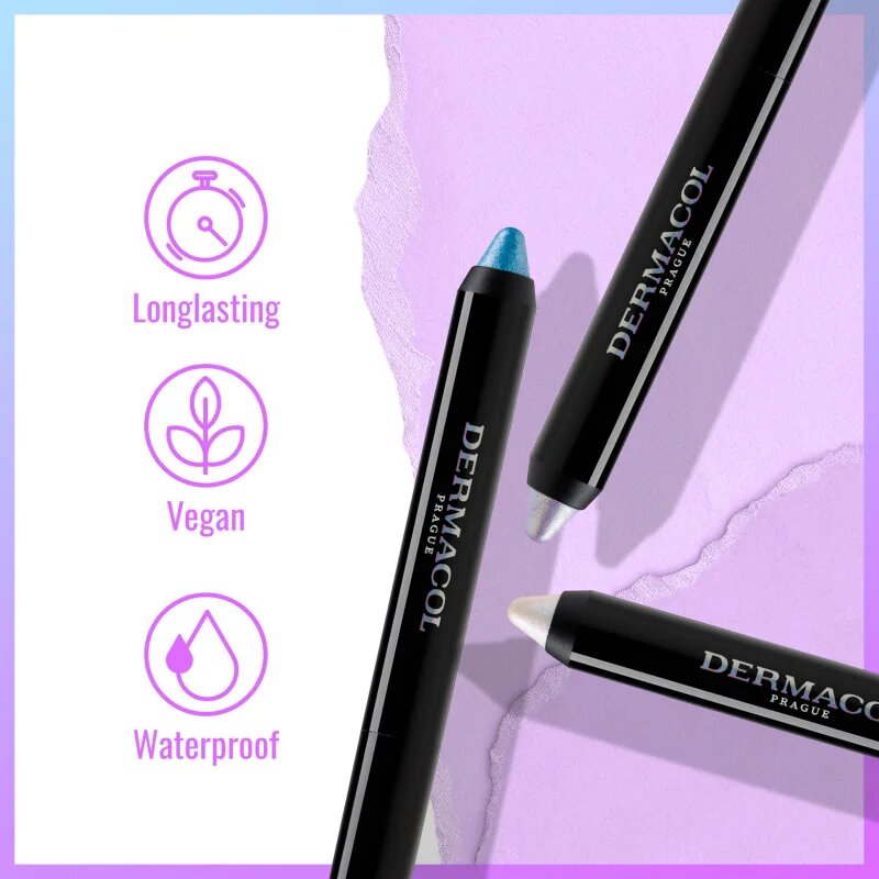 Dermacol Neon Mania krémová tužka na oči s multichromatickým efektem 12h Mermaid - 2 3 g
