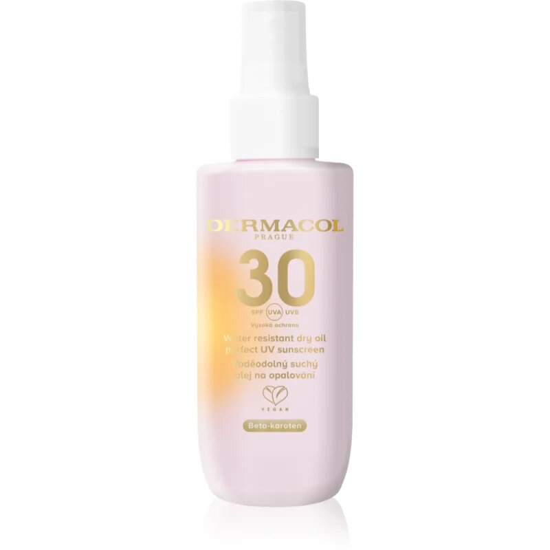 Dermacol Sun ochranný suchý olej na opalování voděodolný SPF 30 150 ml