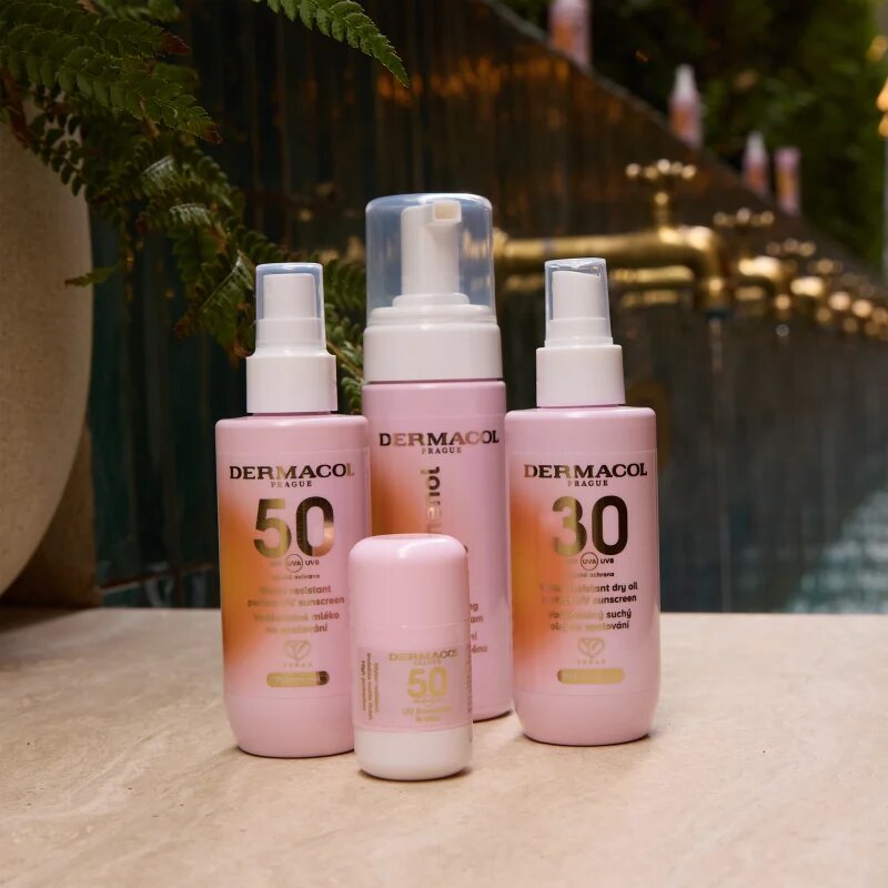 Dermacol Sun ochranný suchý olej na opalování voděodolný SPF 30 150 ml