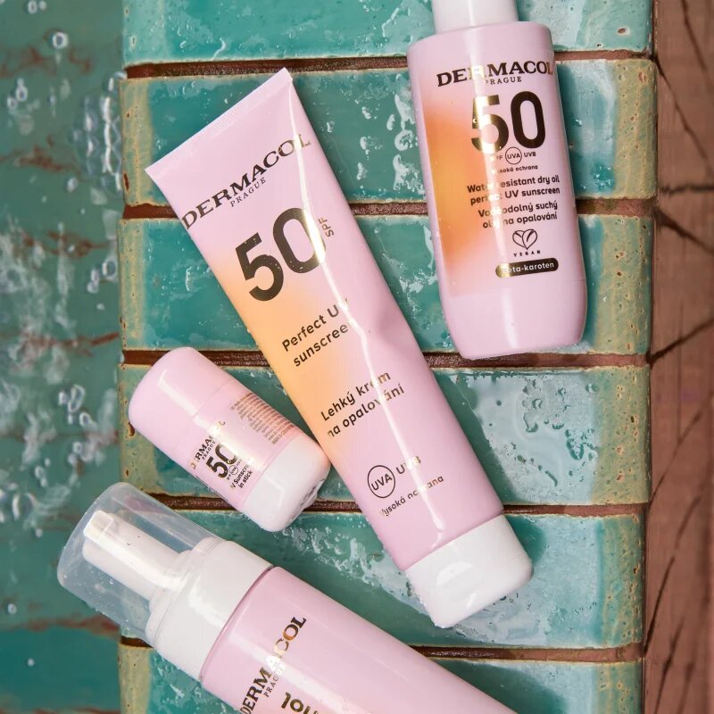 Dermacol Sun ochranný suchý olej na opalování voděodolný SPF 50 150 ml