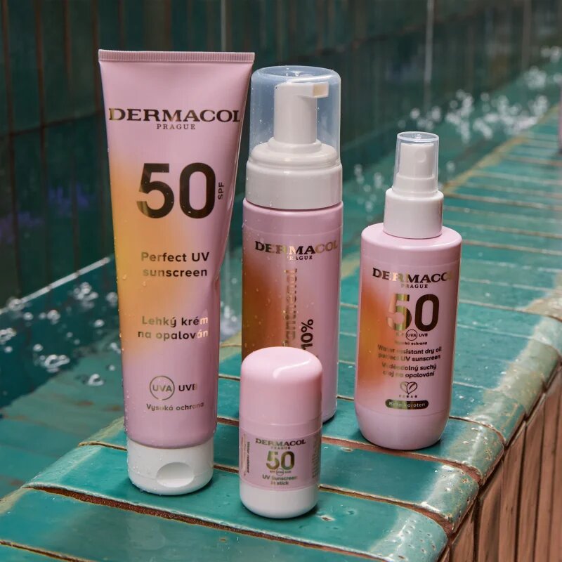 Dermacol Sun opalovací krém v tyčince voděodolný SPF 50 15 g