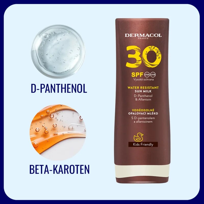 Dermacol Sun Water Resistant voděodolné mléko na opalování SPF 30 200 ml