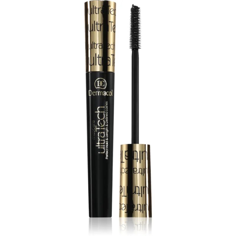Dermacol UltraTech prodlužující řasenka pro plné řasy odstín Black 10 ml