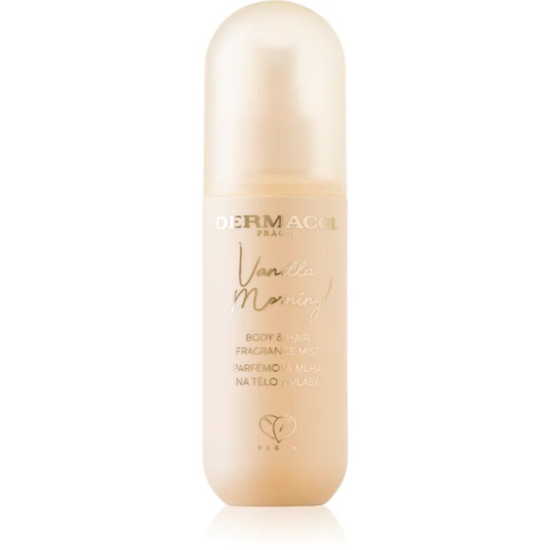 Dermacol Vanilla Morning parfémovaná mlha na tělo a vlasy pro ženy 150 ml