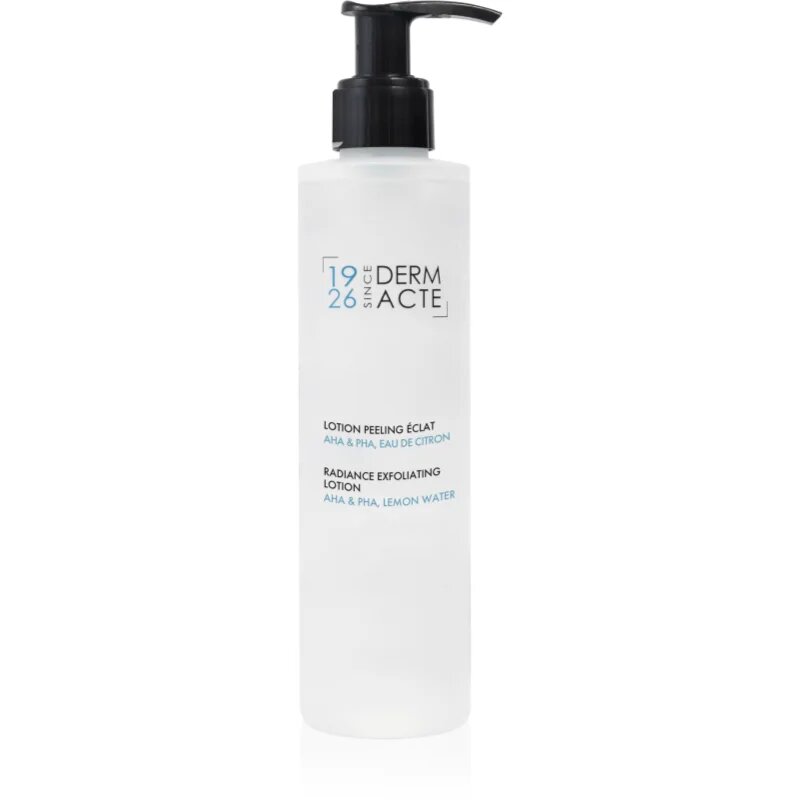 DermActe Exfoliate Radiance Exfoliating Lotion jemné exfoliační mléko pro rozjasnění pleti 200 ml