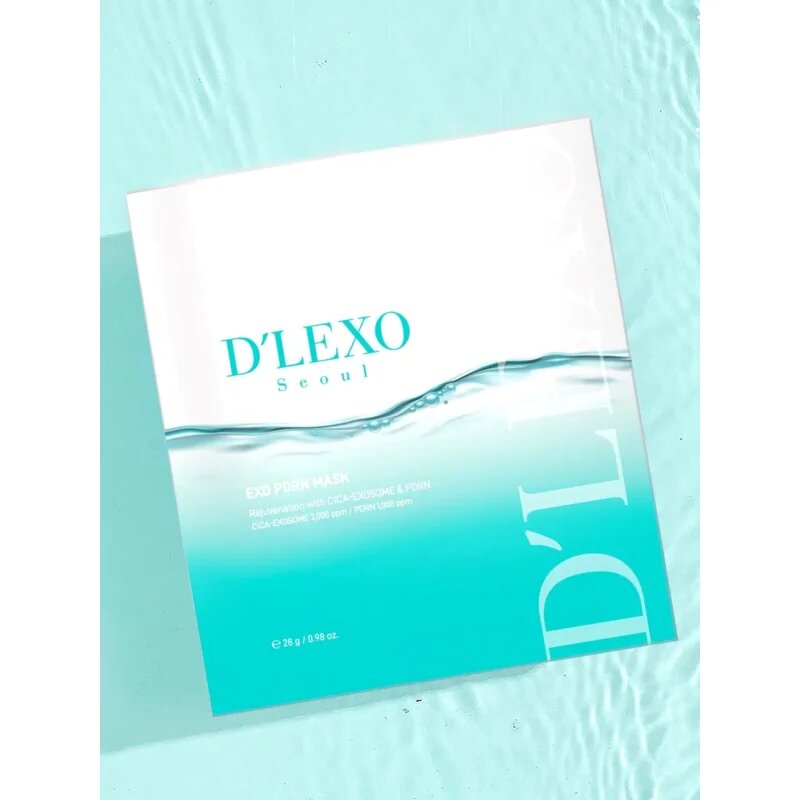 Dermaline D'LEXO Exo PDRN Mask plátýnková maska s omlazujícím účinkem 10x28 g