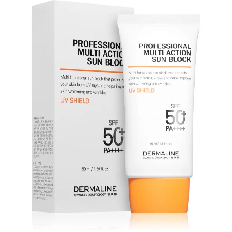 Dermaline Sun Care Professional Multi Action Sunblock SPF 50+ denní ochranný krém SPF 50+ 50 ml