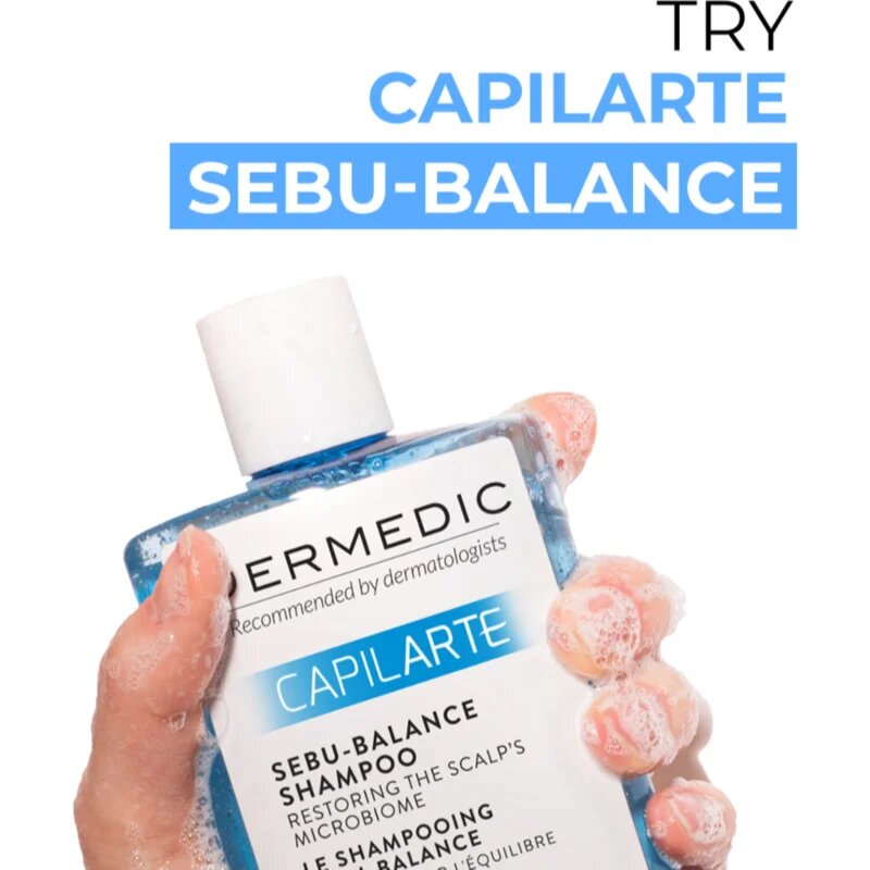 Dermedic Capilarte hloubkově čisticí šampon pro mastnou pokožku hlavy 300 ml