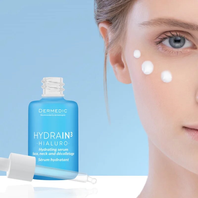 Dermedic Hydrain3 Hialuro hydratační pleťové sérum pro suchou až velmi suchou pleť 30 ml