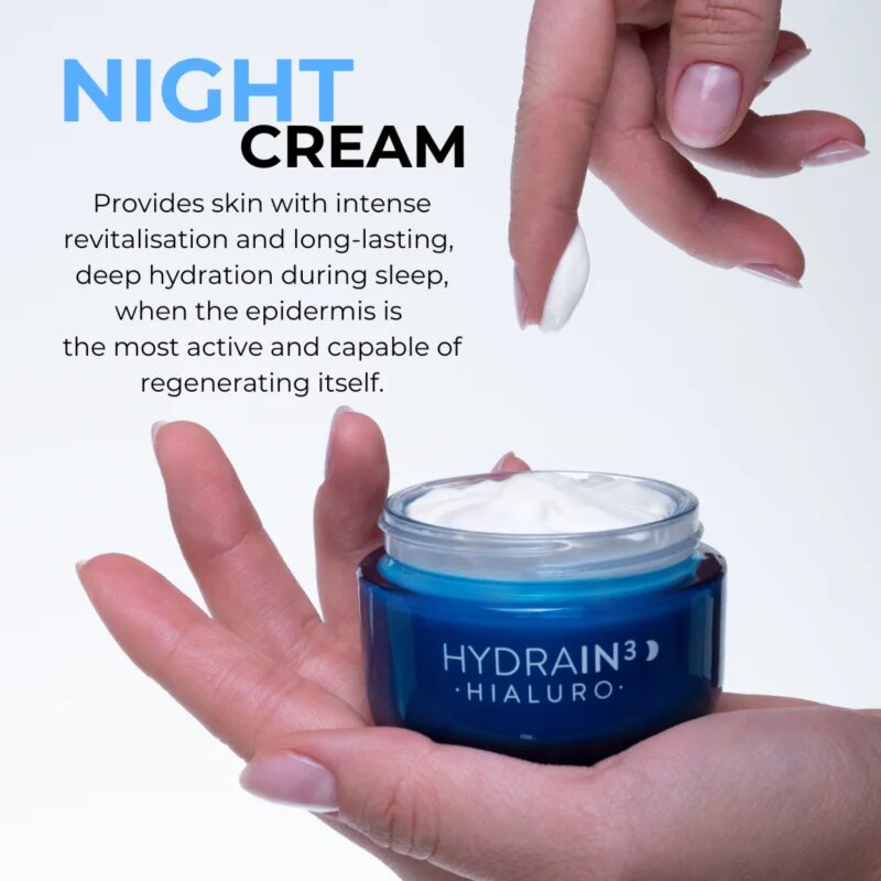 Dermedic Hydrain3 Hialuro omlazující noční krém proti vráskám 50 ml