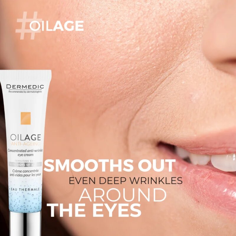 Dermedic Oilage Anti-Ageing koncentrovaný oční krém proti vráskám 15 g
