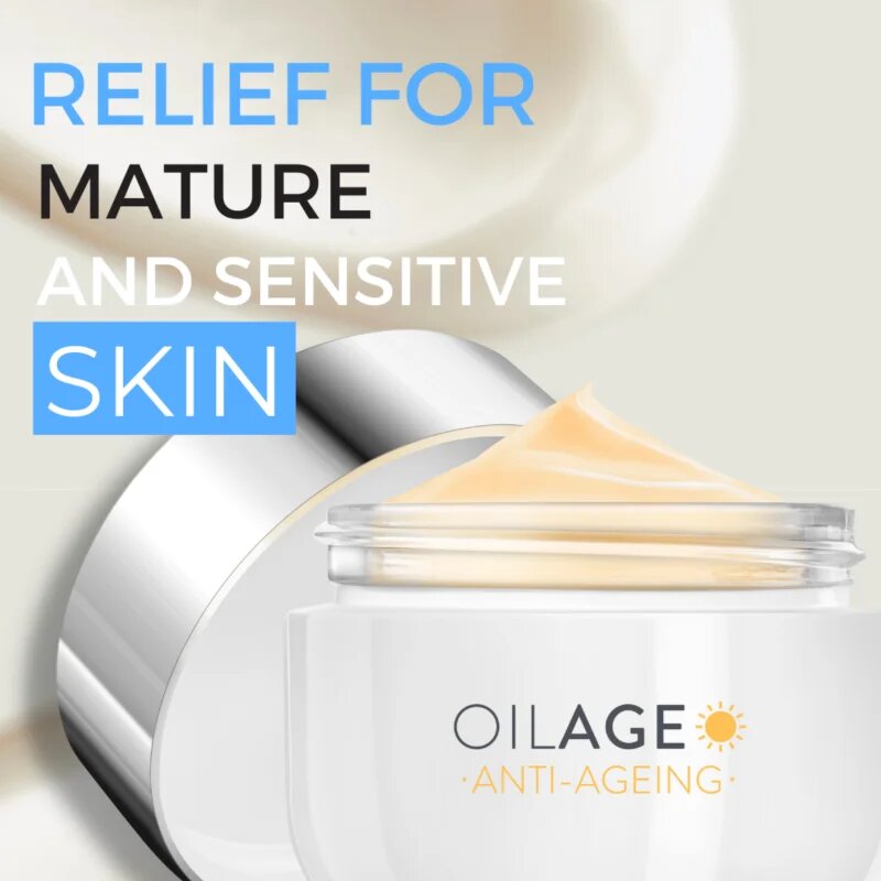 Dermedic Oilage Anti-Ageing vyživující denní krém pro obnovu hutnosti pleti 50 g