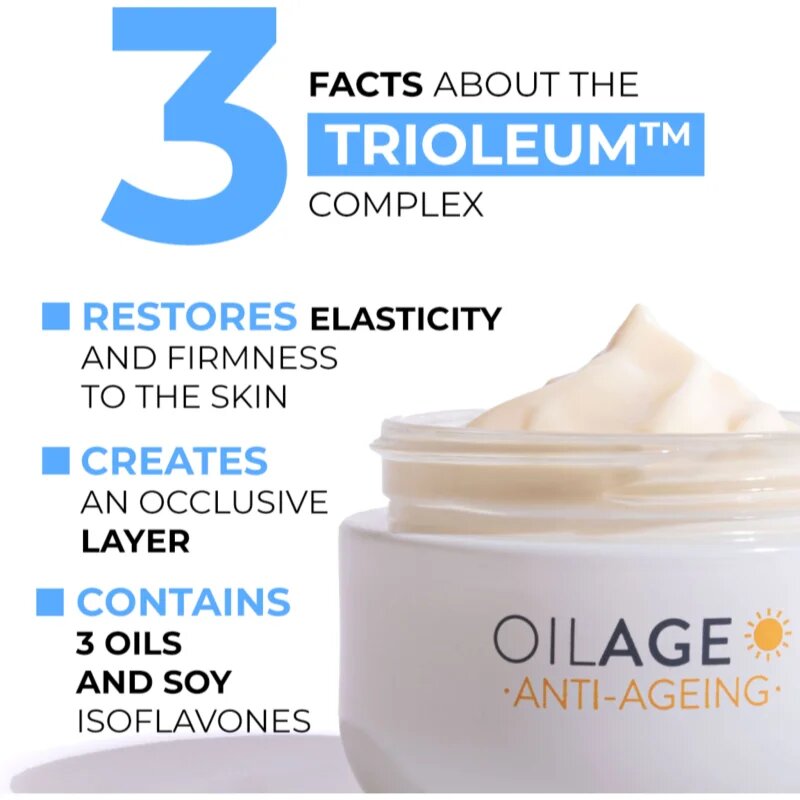 Dermedic Oilage Anti-Ageing vyživující denní krém pro obnovu hutnosti pleti 50 g