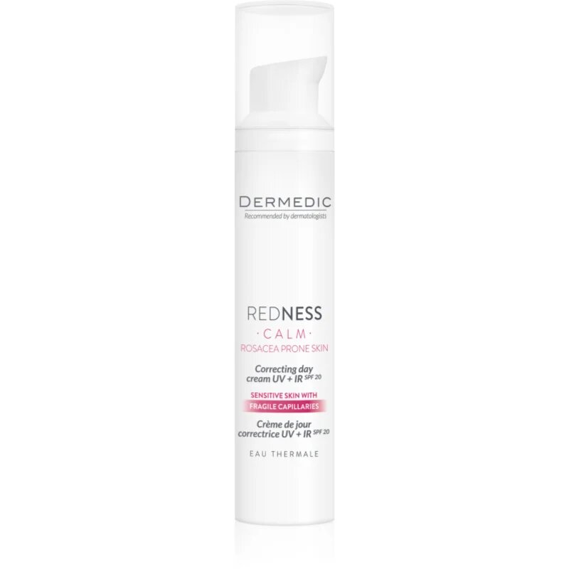 Dermedic Redness Calm korekční krém pro citlivou a zarudlou pleť SPF 20 40 ml