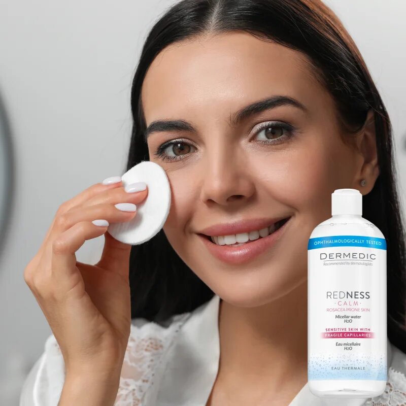 Dermedic Redness Calm micelární voda pro citlivou pleť se sklonem ke zčervenání 500 ml